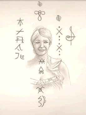 Reiki Drawing Portrait