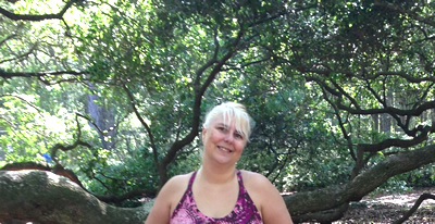 Jenni, Reiki Master and Teacher, at the Angel Oak